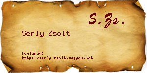 Serly Zsolt névjegykártya